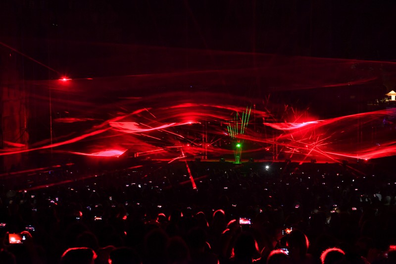 Jean Michel Jarre at Baalbeck Festival